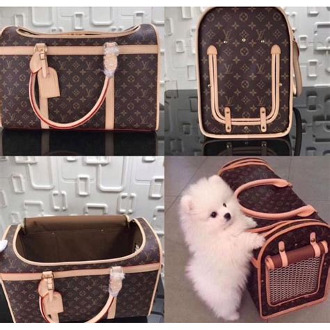 bolsa de cachorro louis vuitton|Louis Vuitton lanza lujoso bolso para transportar mascotas.